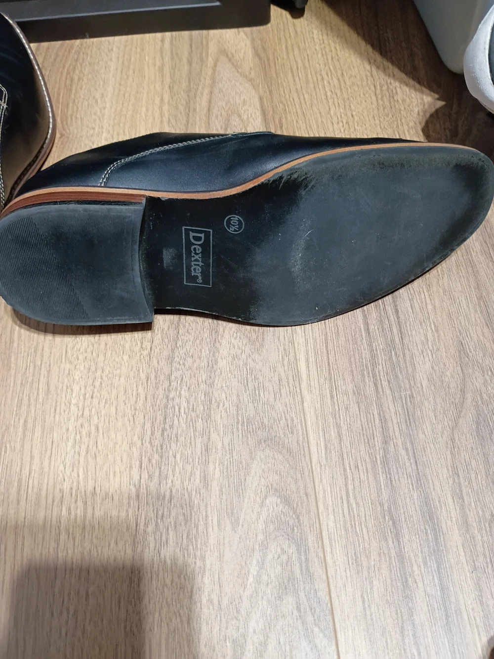 Men's Black Slip-On Dress Shoes